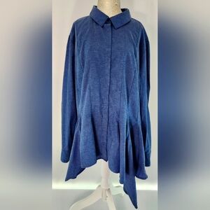 Ashley Stewart asymmetrical blouse